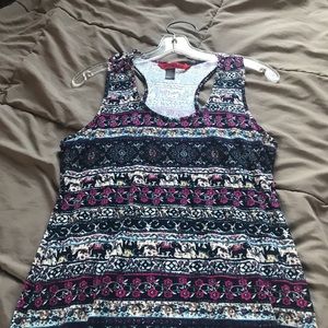 Pattered maxi dress